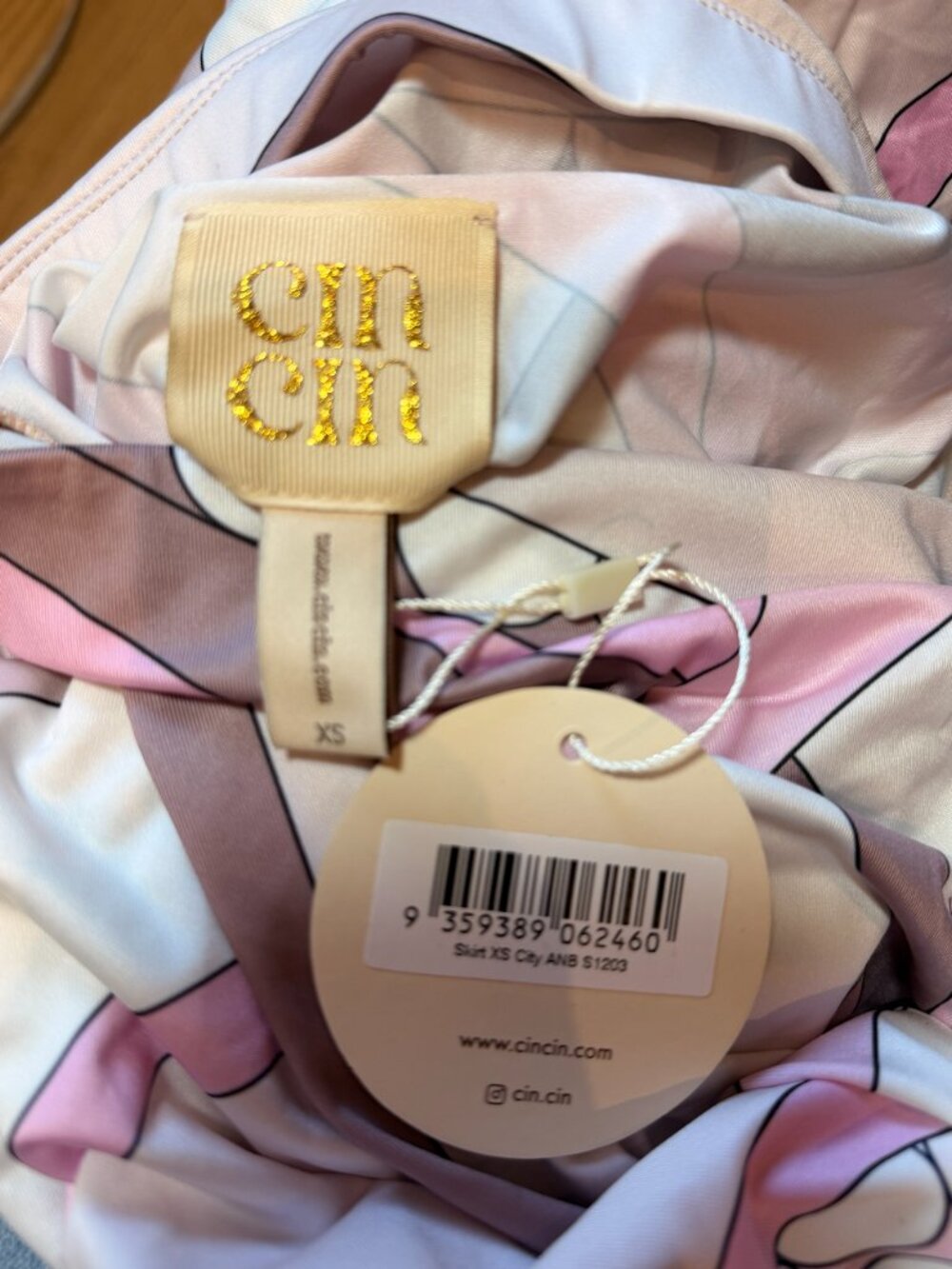 NWT Cin Cin Antibes Elegant Set XS Cleo Crop Top and City Maxi Skirt - Picture 9 of 11